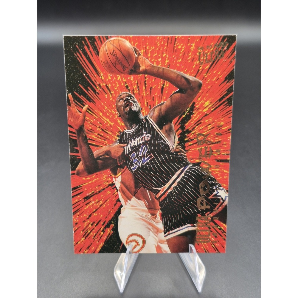 1994-95 Fleer Ultra Shaquille O'Neal Ultra Power Insert #8 OF 10 Orlando Magic
